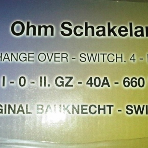 Ohm Saklar Nk 40A / Change Over Switch Nk Termurah
