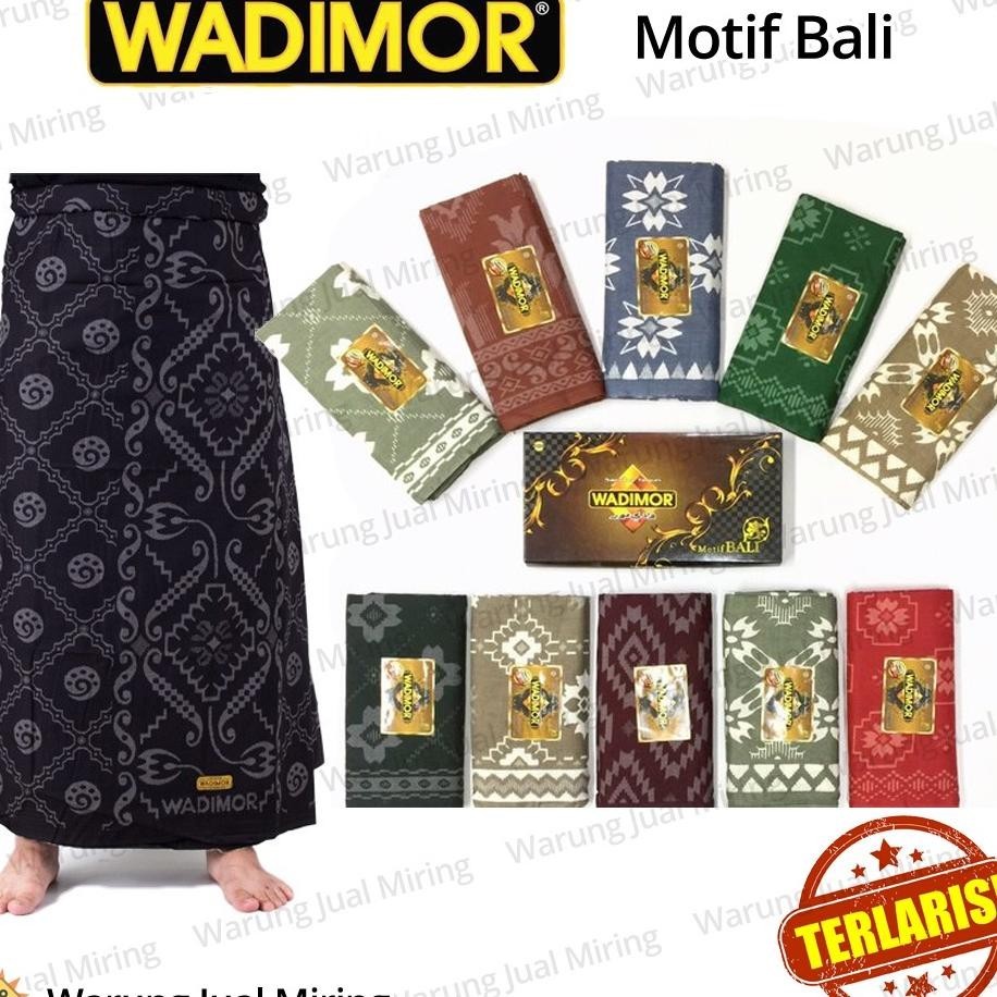Sarung Motif Bali Pria Kain Tenun Samping Songket Batik Tradisional Dewasa Laki Cowo Cowok Sholat Sh