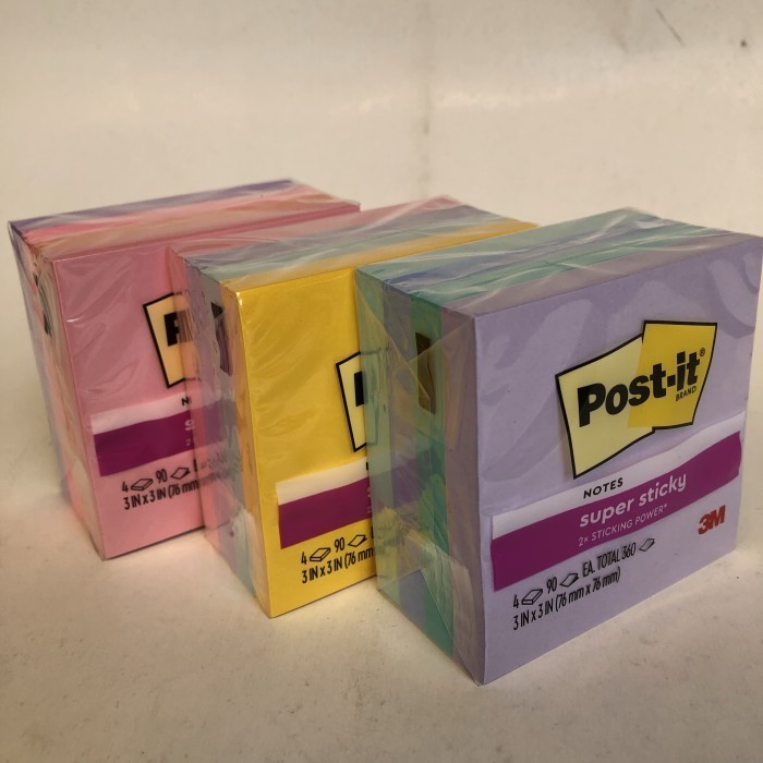 

SALE post it 654 sticky notes 3M original (76mm x 76mm)