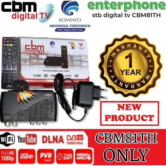 STB CBM SET TOP BOX TV DIGITAL CBM 81TH DVB T2