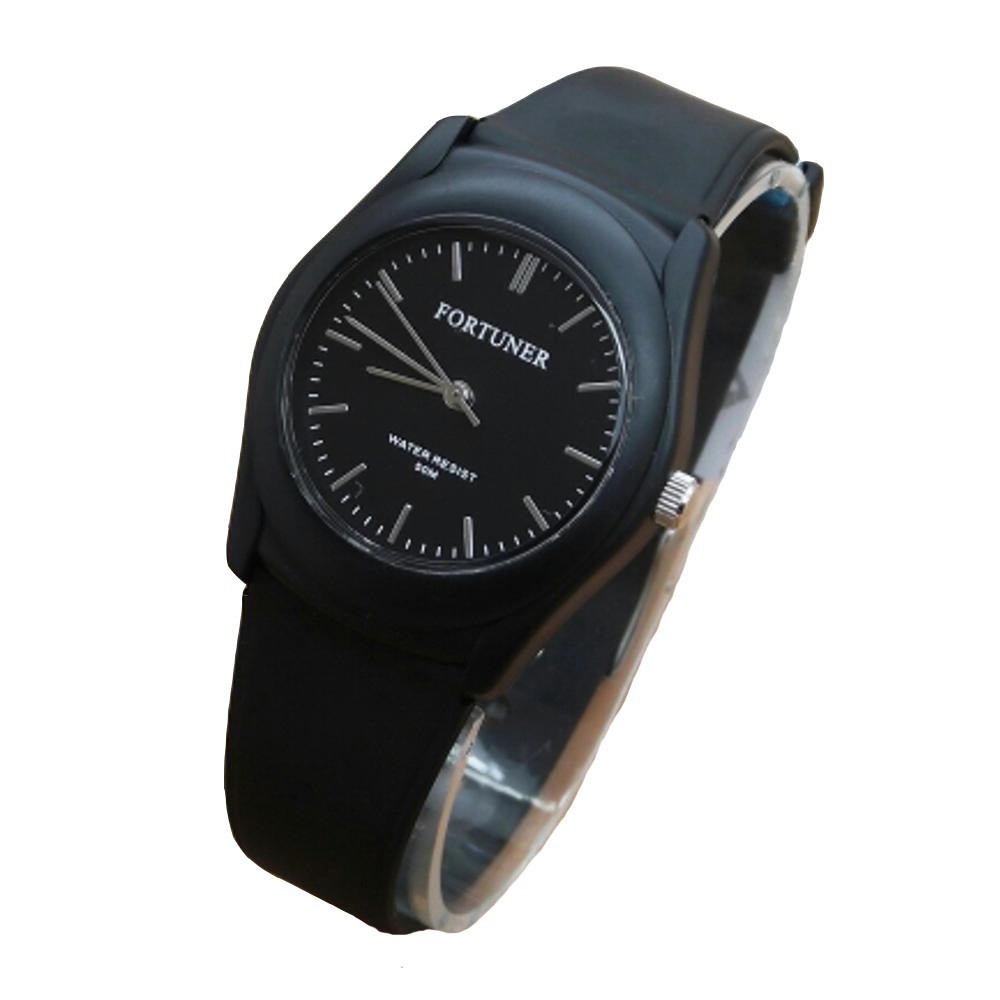 Fortuner JA887 Jam Tangan Kasual Wanita Murah - Anti Air - Quartz Analog - Tali Karet - Original