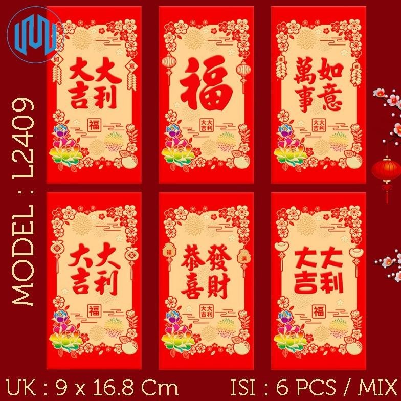 

Bisa Cod Angpao Imlek Panjang Angpau Merah Red Amplop Tahun 2024 Naga Dragon Big Sale