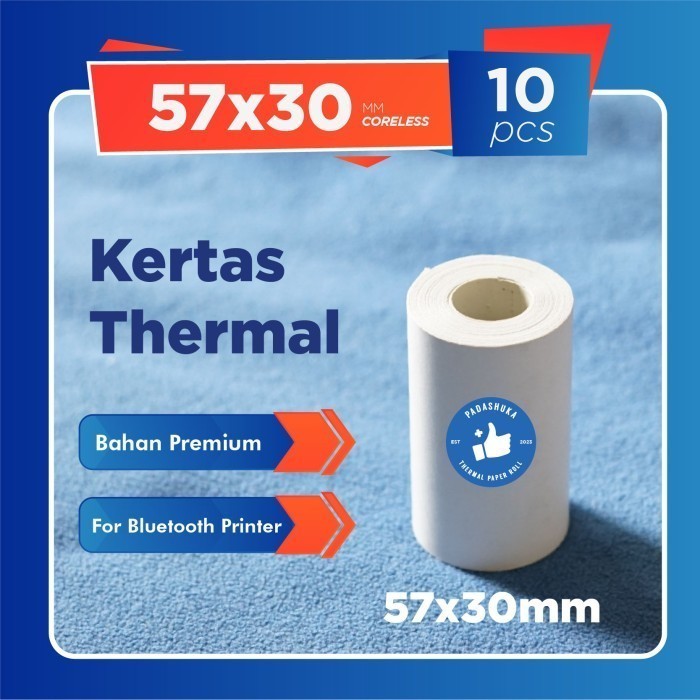 

Lagi Promo Bagus [10 Pcs] Kertas Thermal 57X30 Mm - Struk Kasir Edc Paper Roll Sale!!! Berkualitas