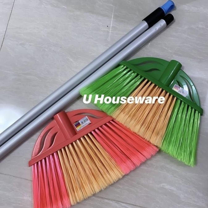 COD Sapu Lantai Nylon Plastik Nagata 0717 Turki Dengan Gagang