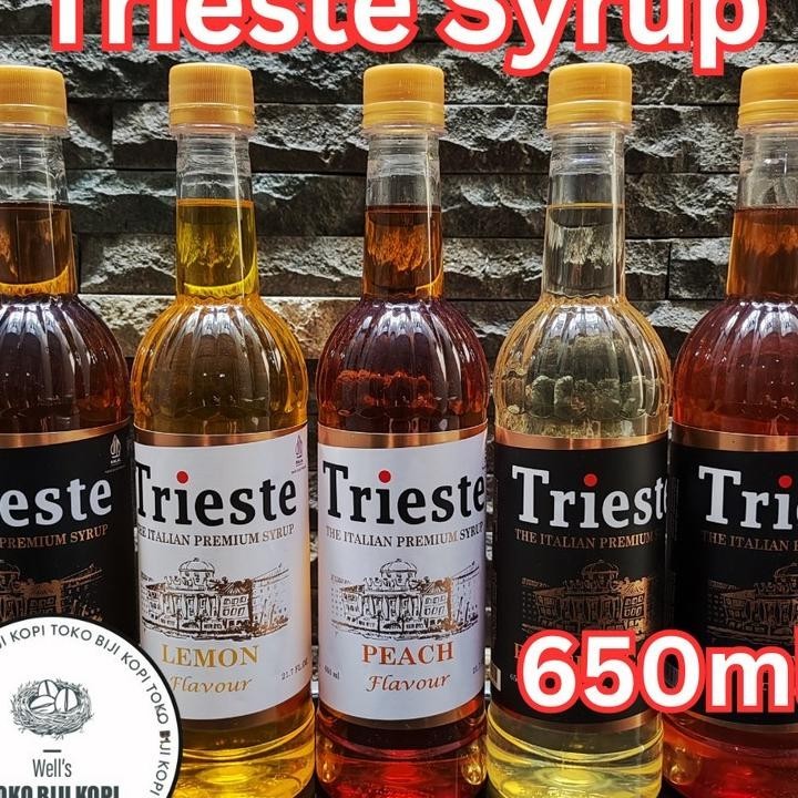 

Trieste Syrup Flavoured Sirup Rasa - 650 Ml