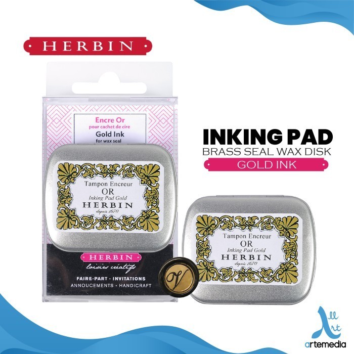 

PROMO Herbin Ink Pad Brass Seal Wax Disk