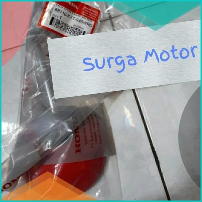 Kaca spion scoopy FI merah cerah ferrari satu pcs ORI 88110-KYT-940WRD