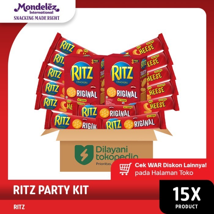 

SALEE!!!!! Ritz Biskuit Party Kit - 15 Pack - Snack Bes