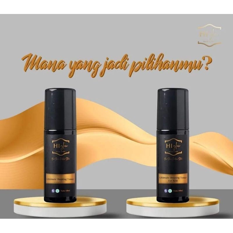 (COD) TONER HI GLOW / HONEY/LEMON/CHAMOM/SHOOTING TONER/SHOOTING TONER FOR ACNE/TONER FLEK HI GLOW S