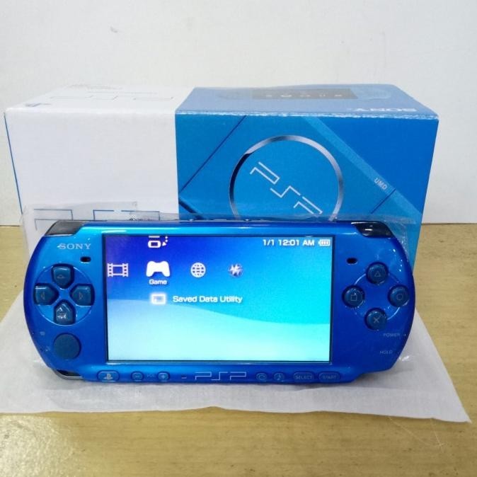 Sony Psp Slim 3006 Blue 64Gb Full Game Premium