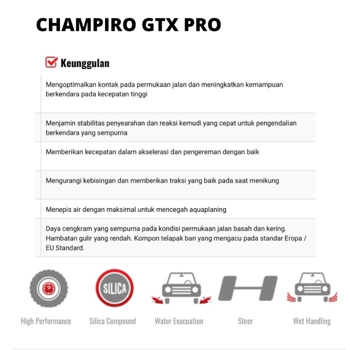 Ban mobil GT Radial 185/60 R14 Champiro GTX Pro