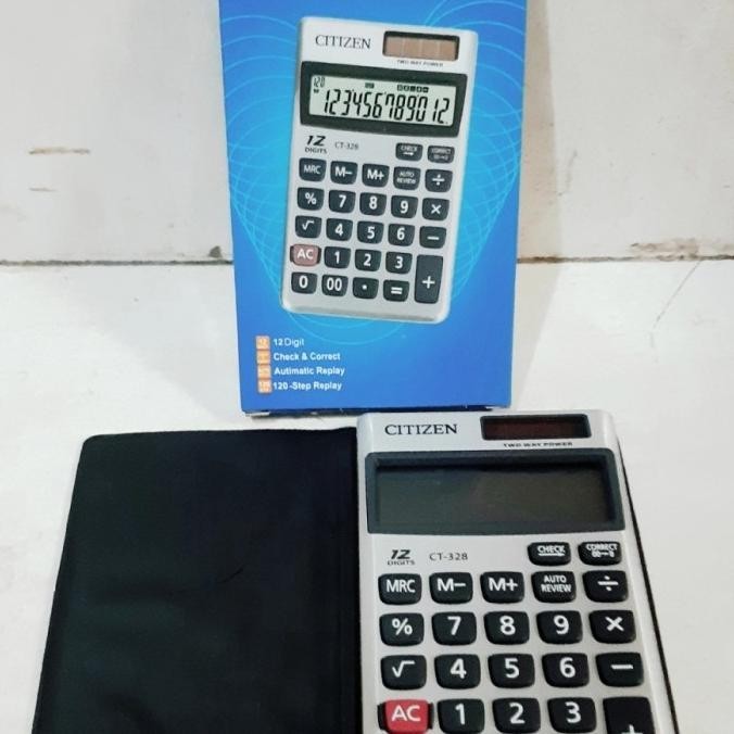 

Trendy Kalkulator Citizen CT-328 12Digit CoverBook Mini !