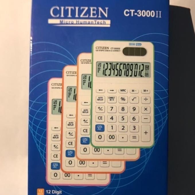 

Special - KALKULATOR CITIZEN CT 3000II 12 Digit / Calculator CT3000II