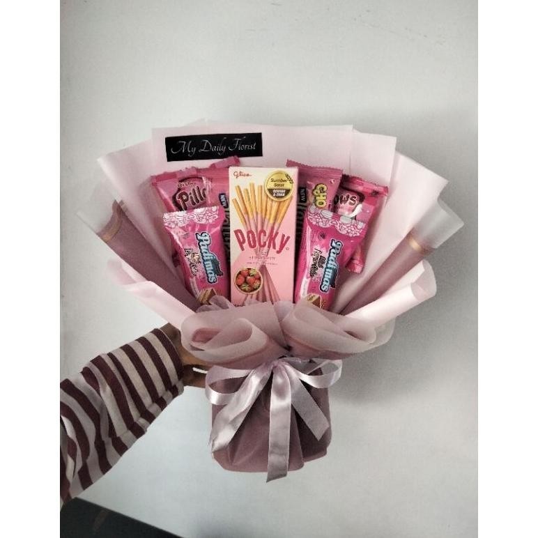 Diskon Besar Buket Snack Buket Jajan Buket Wisuda Buket Kado Ulang Tahun Cod