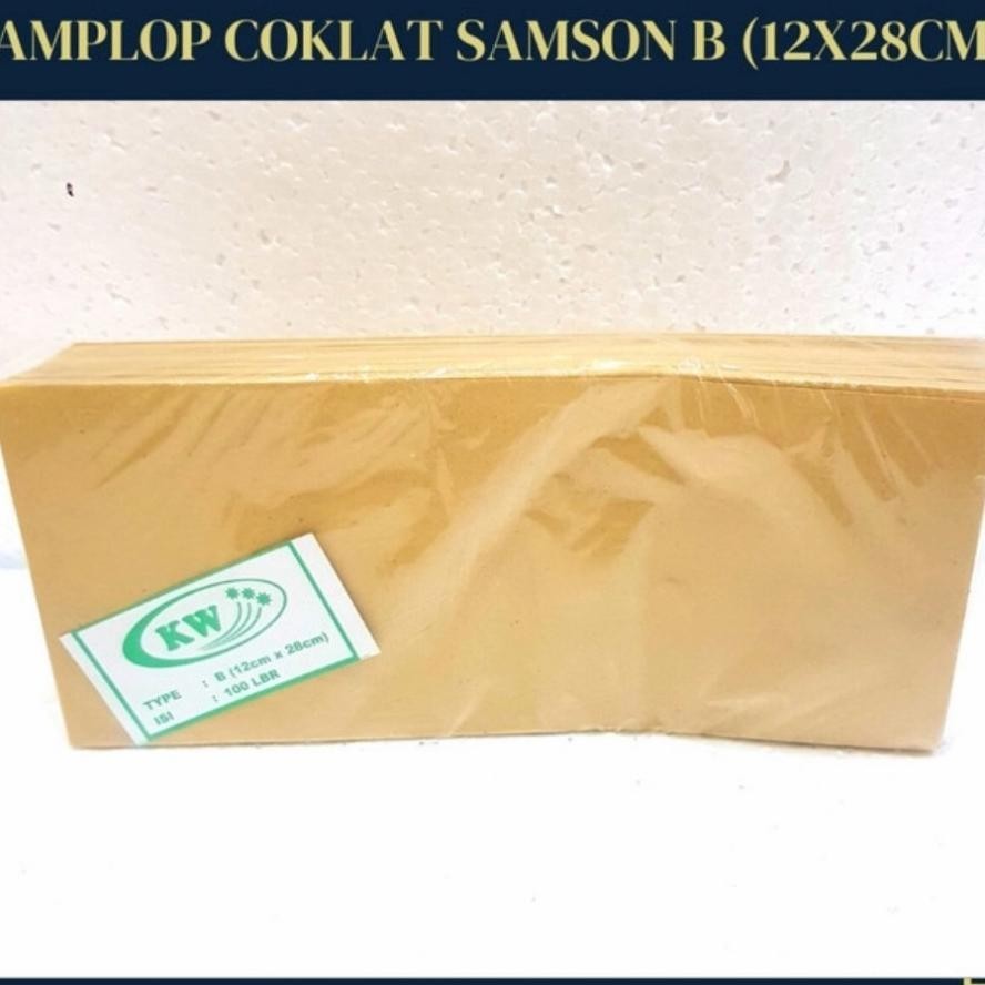 

Big Sale Amplop Samson Coklat B / Amplop Gaji Murah