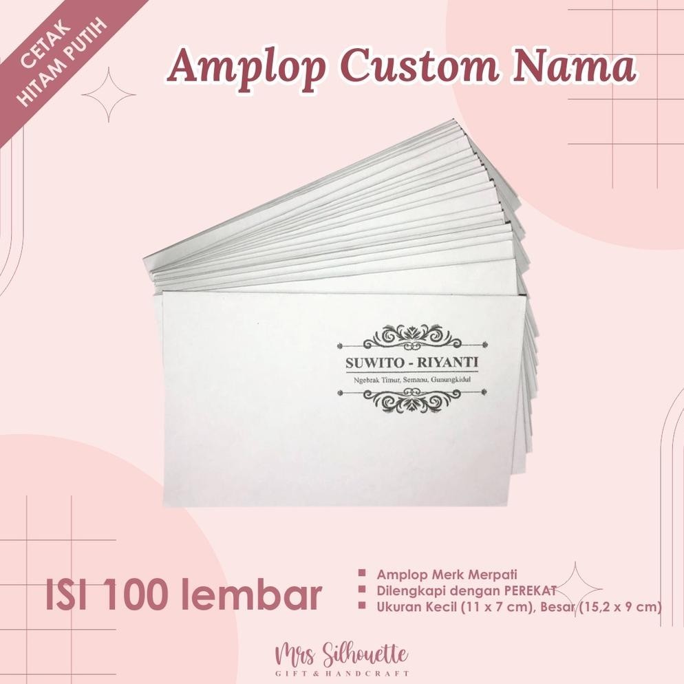 

Flash Sale Amplop Kondangan Hitam Putih / Amplop Custom Nama / Sumbangan / Nikahan / Jagong / Angpao Cod