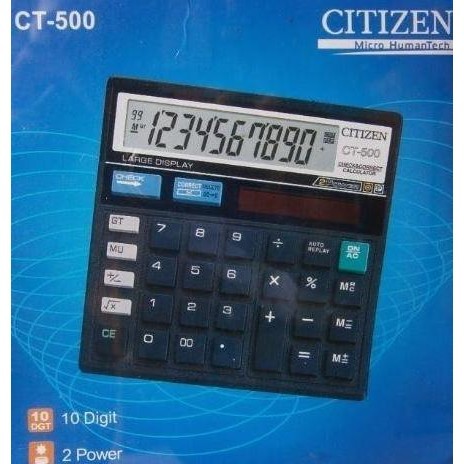 

Update! Calculator Kalkulator Merk Citizen CT 500 10 Digit ..