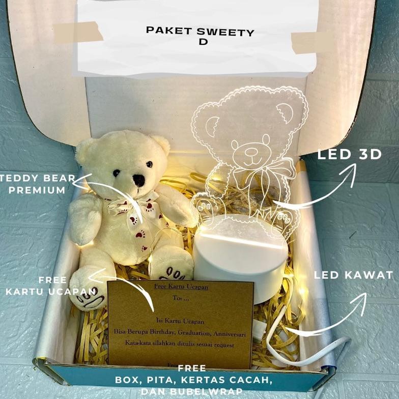 

Flash Sale Aralia-Kado Aniversary Kado Valentine Hampers Cewek Kado Ulang Tahun Cewek Hadiah Valentine Hampers Cewek Kado Boneka Cewe Kado Led 3D Gift Box Wanita Kado Cewek Promo