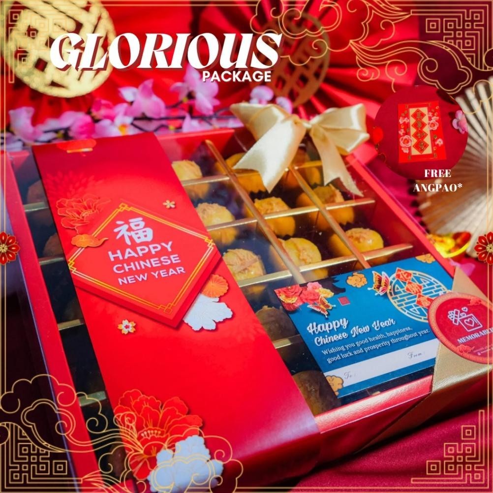 

Promo Akhir Tahun Ready Stock Premium Hampers Imlek Cny Glorious Free Card Nastar Spesial Premium / Chinese New Year Hampers / Hampers Snack / Kue Kering Murah