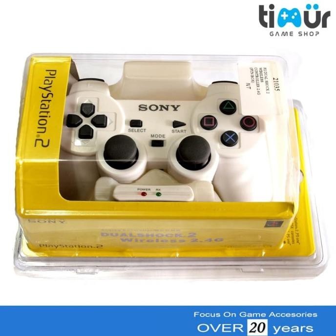 Model Baru Stick Stik PS2 Wireless Warna Merah Biru Putih Kuning Hijau Hitam !!