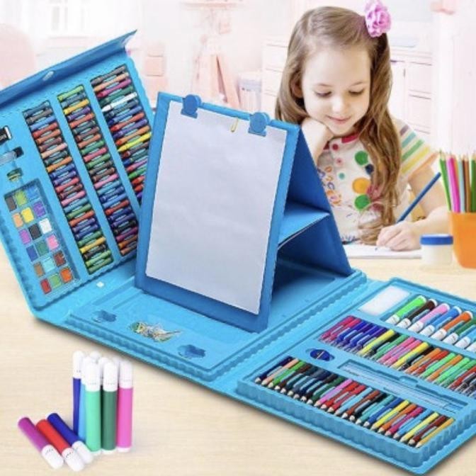 

Crayon Set 208 Pcs Pensil Warna Lengkap / Alat Menggambar Mewarnai
