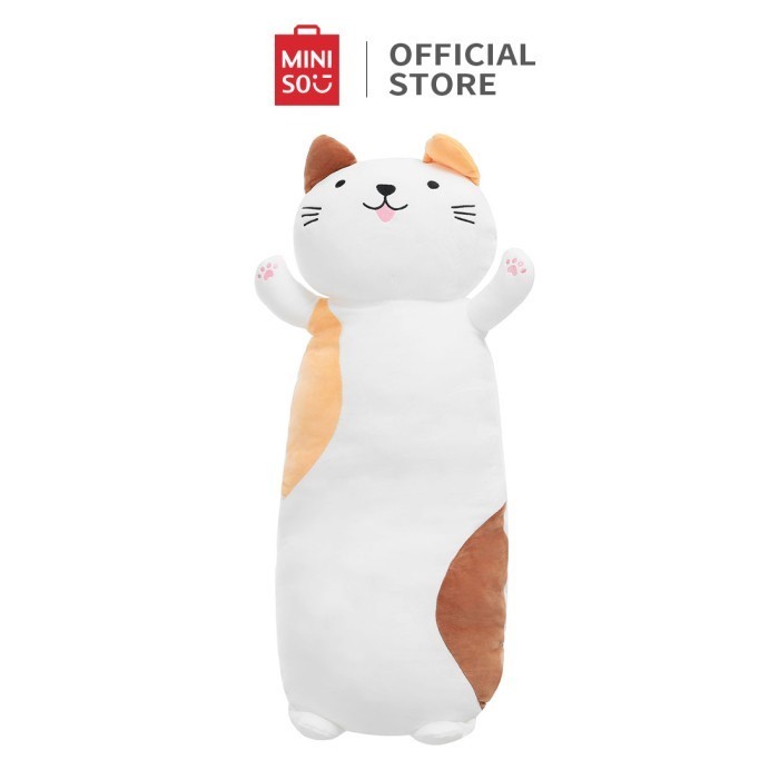 MINISO BONEKA BANTAL KUCING BESAR TIDUR BONEKA LUCU MAINAN MEWAH 90CM
