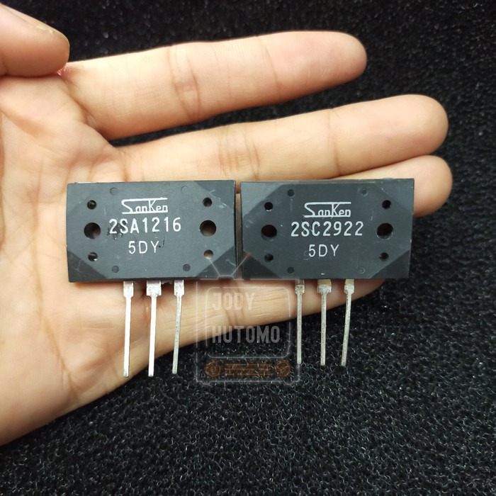 TRANSISTOR FINAL SANKEN ORIGINAL 2SA1216 2SC2922 5DY TR SANKEN 5DY