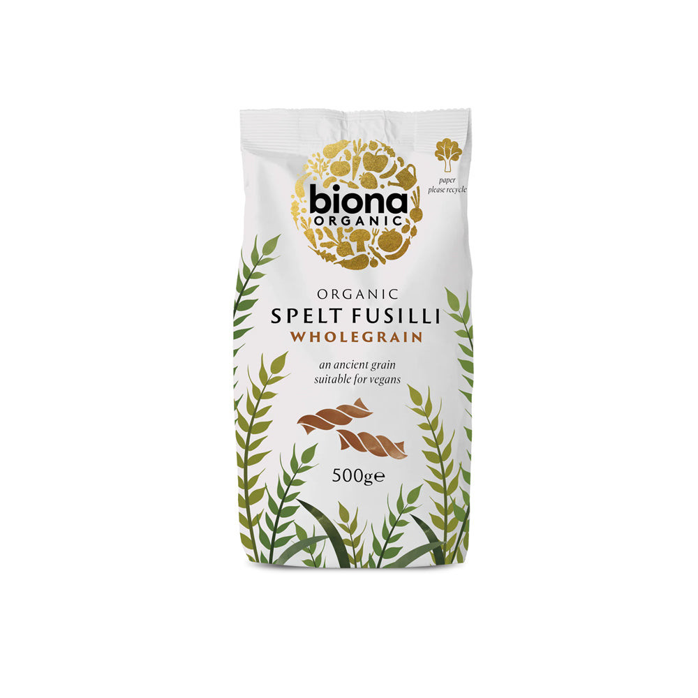 

Biona Organic Spelt Fusilli Wholegain 500 g