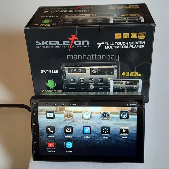 [RAM 2GB/ROM 32GB] Head Unit Android Skeleton 7 Inch