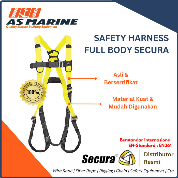 PROMO SAFETY HARNESS / SAFETY BELT FULL BODY HARNESS SECURA #ORIGINAL