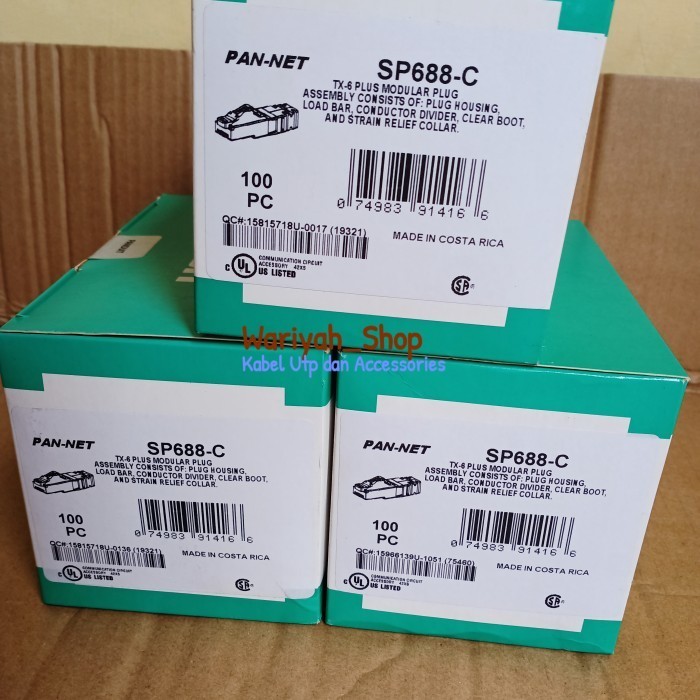 connector RJ 45 panduit cat.6