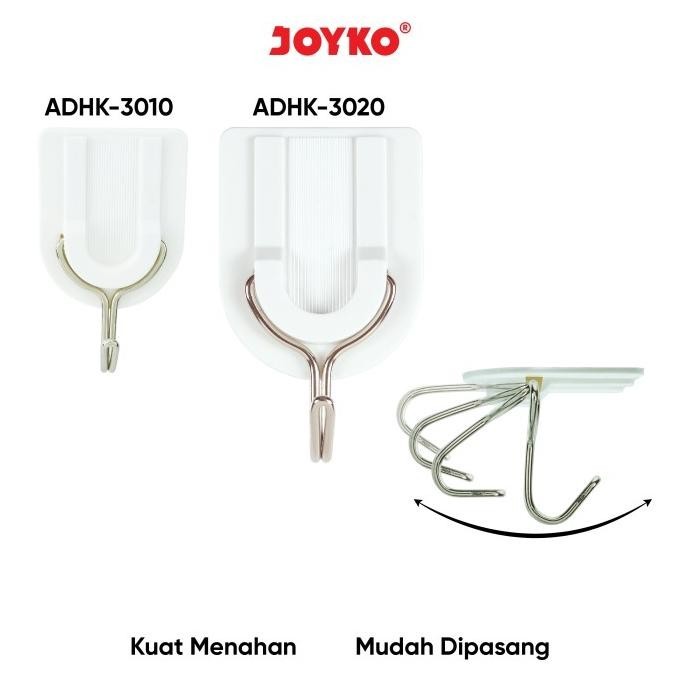 

Gantungan Adhesive Hook Tempel Dinding Kait Perekat Joyko