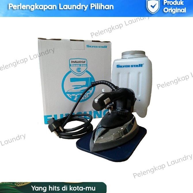 Setrika Uap Listrik Gantung F-strong Setrika Infus Laundry