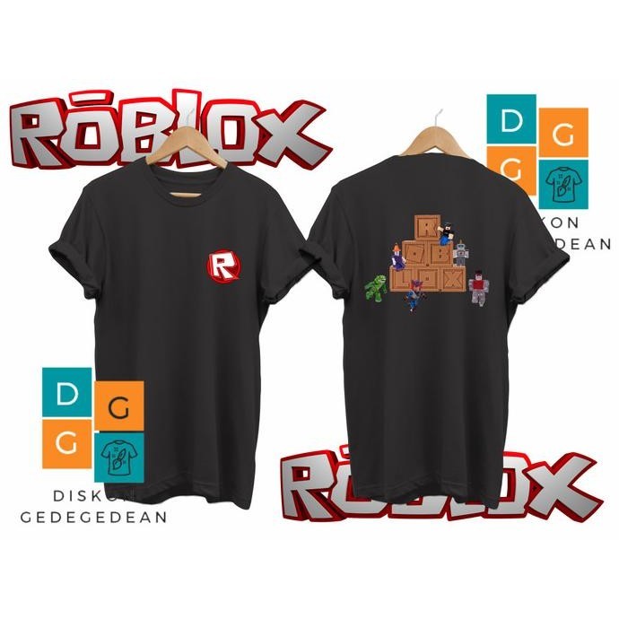Kaos Anak Roblox Game with Logo R, Baju Anak Roblox