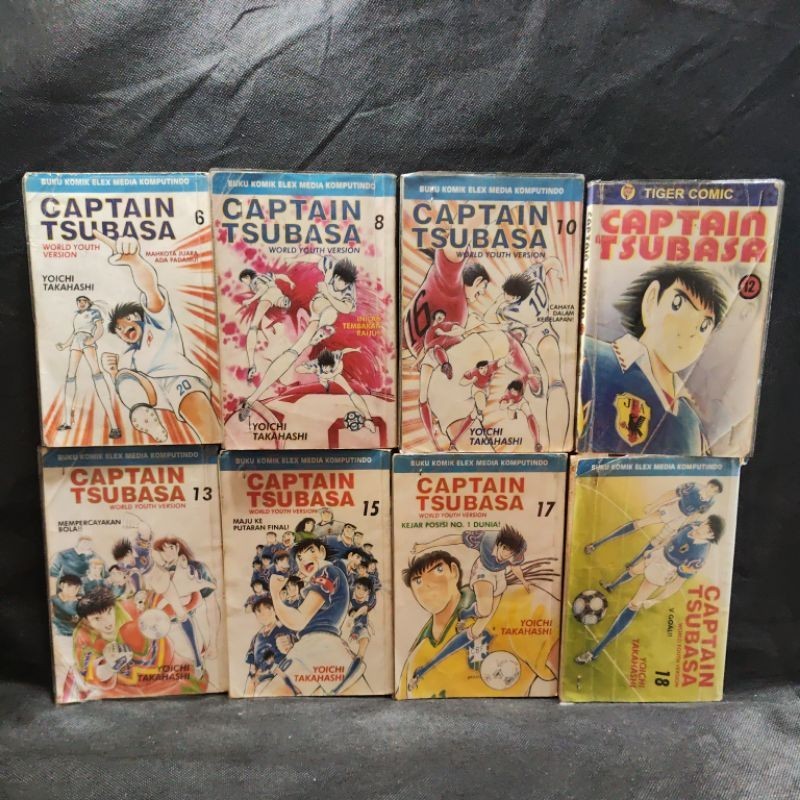Buku / Komik Captain Tsubasa world youth Version, Road To 2002, Elex Media Komputindo, Tiger Comic, 