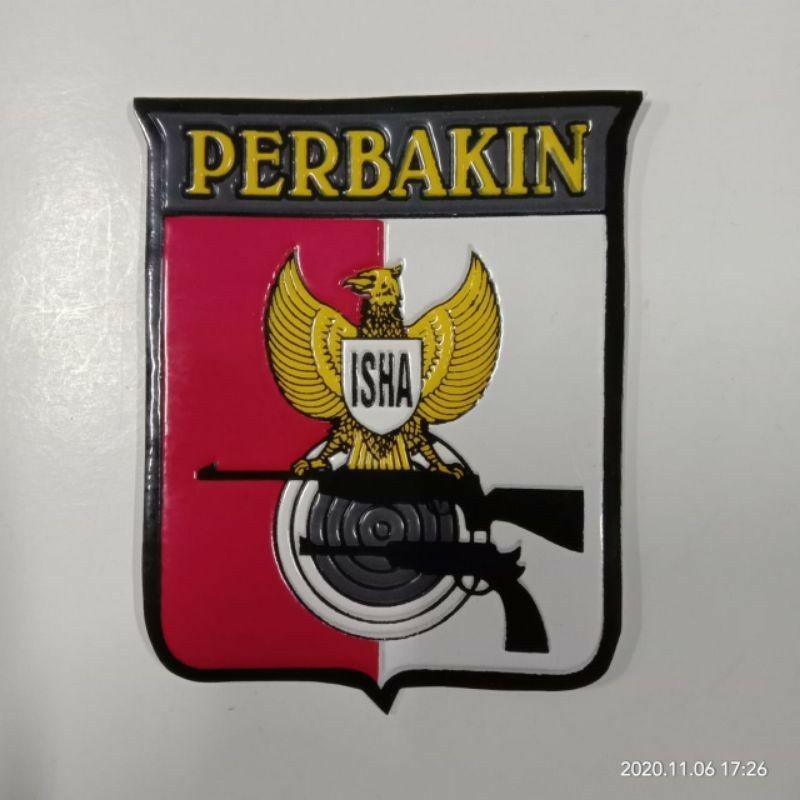 Gratis Ongkir stiker logo perbakin, stiker logo PERBAKIN, Gilaa