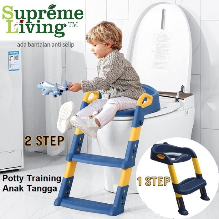 Toilet Training Anak Baby Potty Seat Chair Tangga Kloset Duduk Bayi