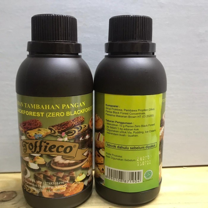

Toffieco Zero Blackforest 250 Gr - Perisa Pasta Black Forest Toffieko