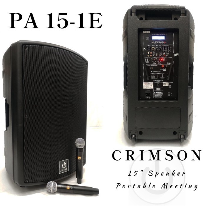 Kabel Power Utk Cas Speaker Portable 15Inch Crimson Pa 15-1E