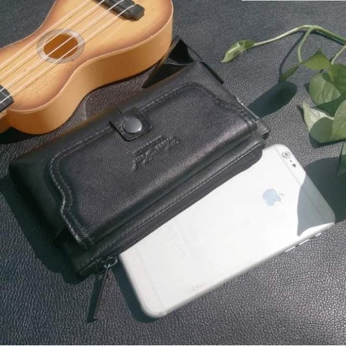 Sarung Hp Pinggang Pria Dompet Kulit Asli Hp Pria Dompet Hp Horizontal