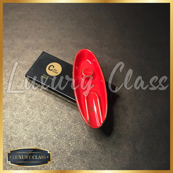 Cerac Cigar Ashtray Single Cigar, Asbak Kerak Boat Shape