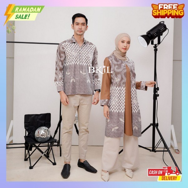 Bhaju Dan Koko Lebaran Terbaru 2024 Pria Wanita Bj Pasangan Simple Elegant Baj Cople Suami Istri Set