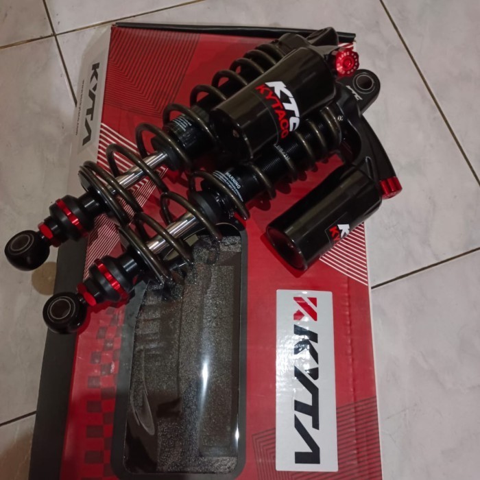 PROMO SHOCK BREAKER BLK TABUNG ATAS KTC KYTACO UK 320MM RX KING BLACK RED #ORIGINAL