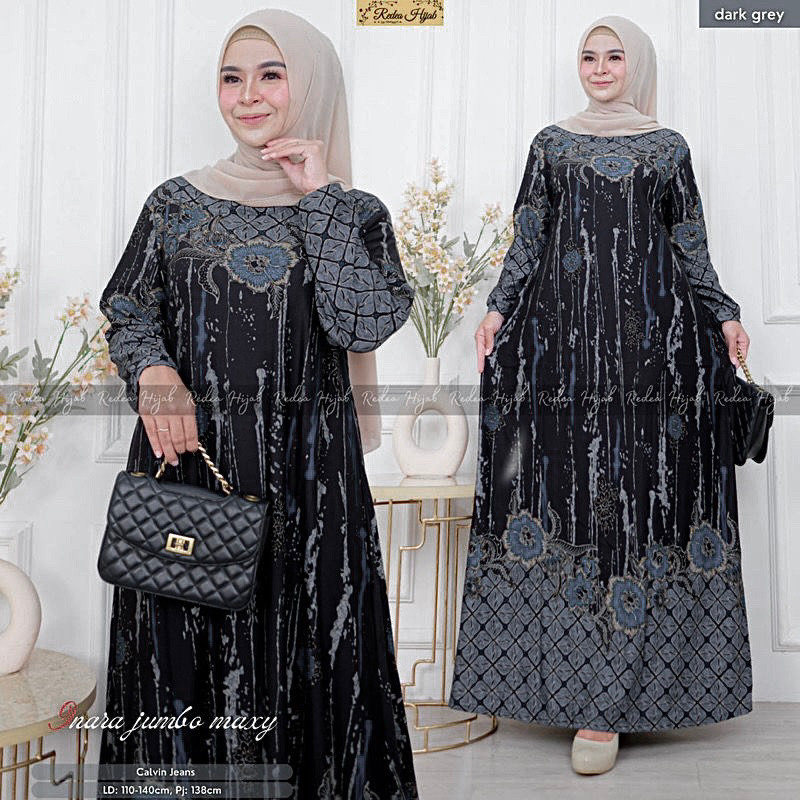 Baju Muslim Wanita Terbaru 2024 Games Dewasa Maxidress Plus Kerudung Lengan Panjang Busui Tunik Brok