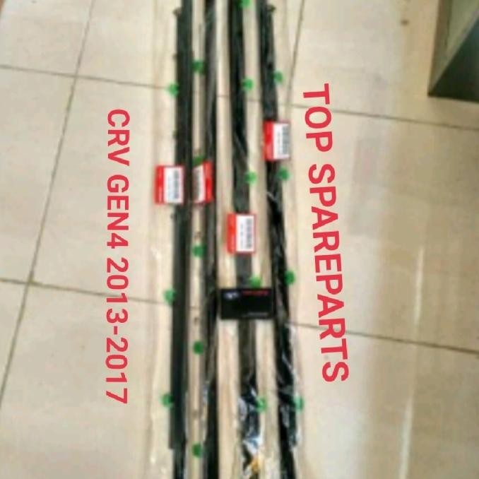 Pelipit Karet Kaca Luar Set Honda Crv Gen4 2013 2014 2015 2016 2017