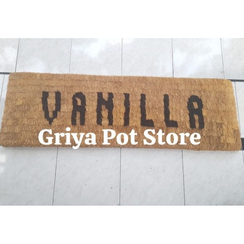 KESET SABUT KELAPA CUSTOM NAMA / TULISAN KESET SERABUT KELAPA