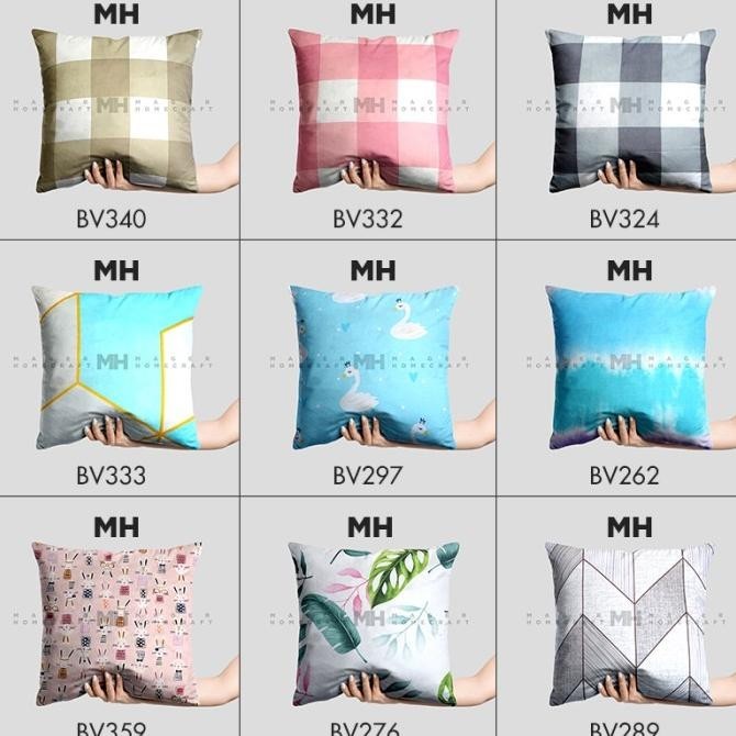 Sarung Bantal Sofa / Kursi - Uk. 60 x 60