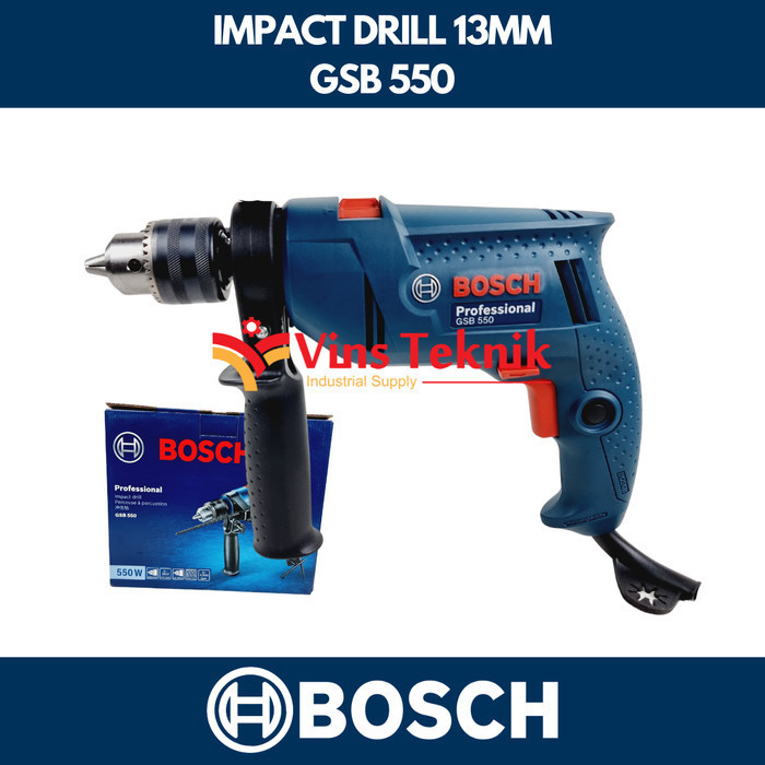 MESIN BOR TEMBOK BOSCH GSB 550 / IMPACT DRILL BOSCH GSB550