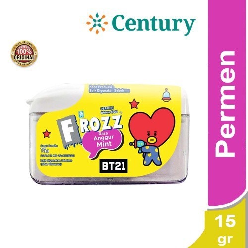 

Frozz Rasa Anggur Mint Permen Bebas Gula 15 GR / Permen / Snack / Makanana Ringan