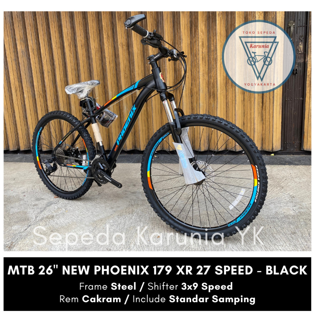 MTB 26 inch New Phoenix - Sepeda Gunung 3x7 Speed 3x9 Speed
